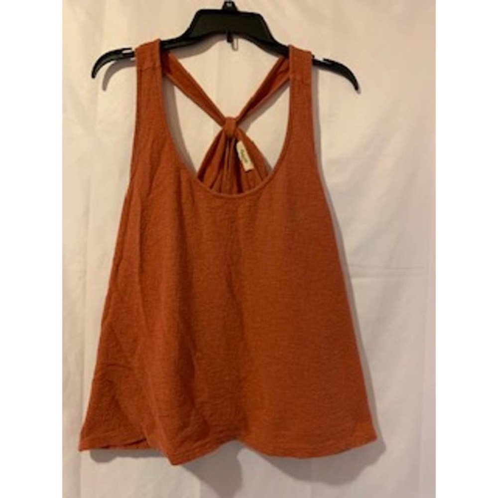 Madewell Burnt Orange XL racer back Cotton Tank